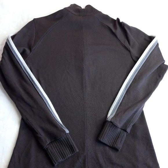 Icebreaker Merino Wool Brown Zip Neck Sweater (M) - Picture 7 of 9